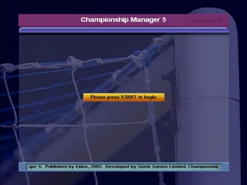 Championship Manager 5 (Europe) screen shot title